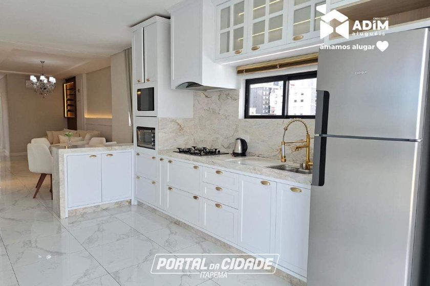 Apartamento para alugar - 93m&sup2; - Meia Praia