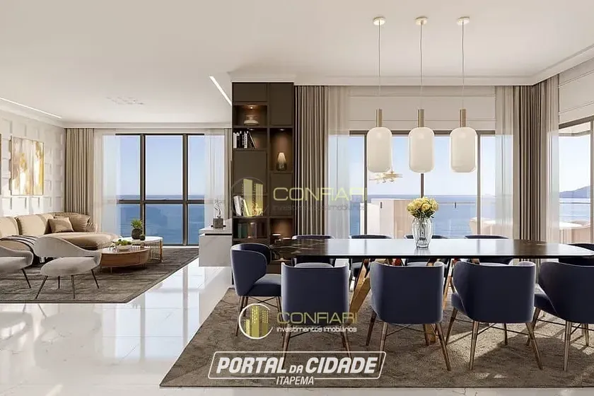 Apartamento &agrave; venda - 211m&sup2; - Meia Praia