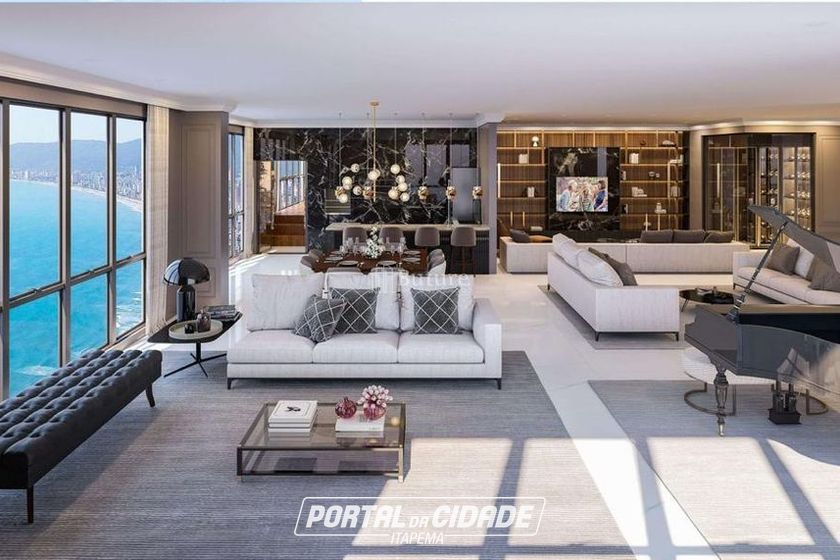 Apartamento &agrave; venda - 206m&sup2; - Centro