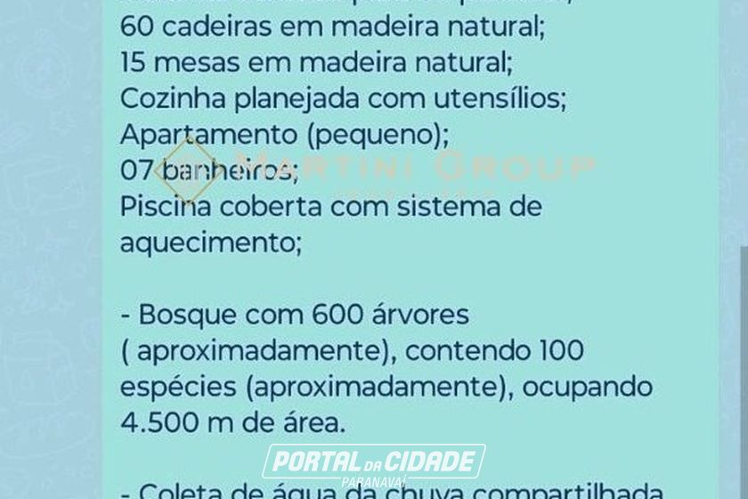 Ch&aacute;cara &agrave; venda - 5000m&sup2; - Jardim Morada do Sol