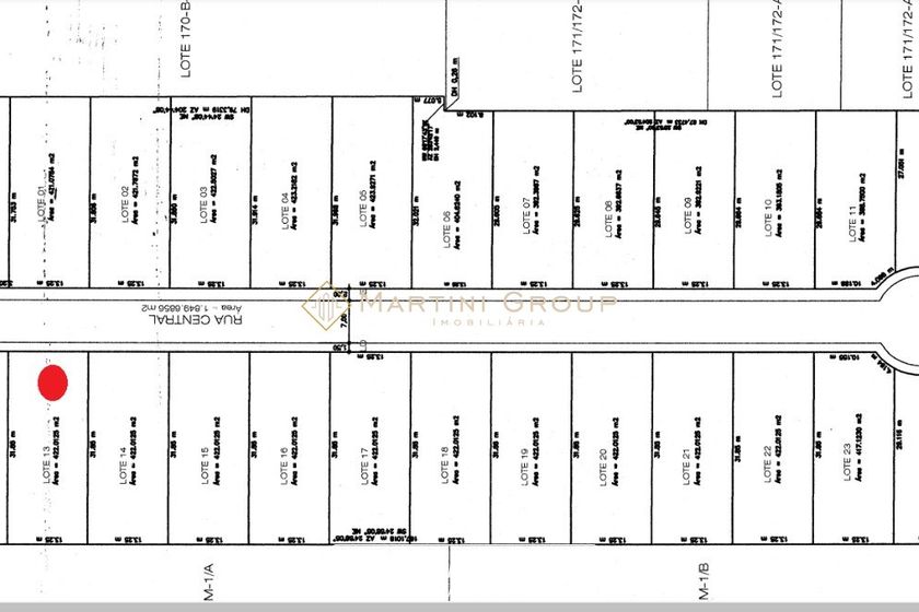 Terreno &agrave; venda - 422m&sup2; - Condom&iacute;nio Gran Triunfo