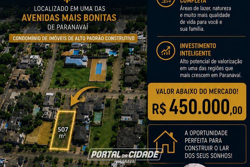 Terreno &agrave; venda - 1m&sup2; - Flamboyant 