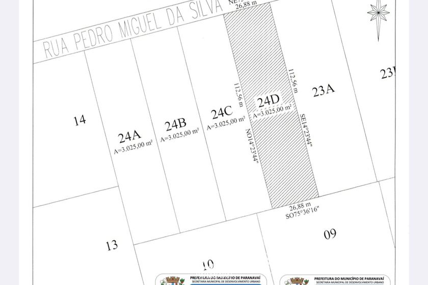 Terreno &agrave; venda - 4500m&sup2; - Centro 