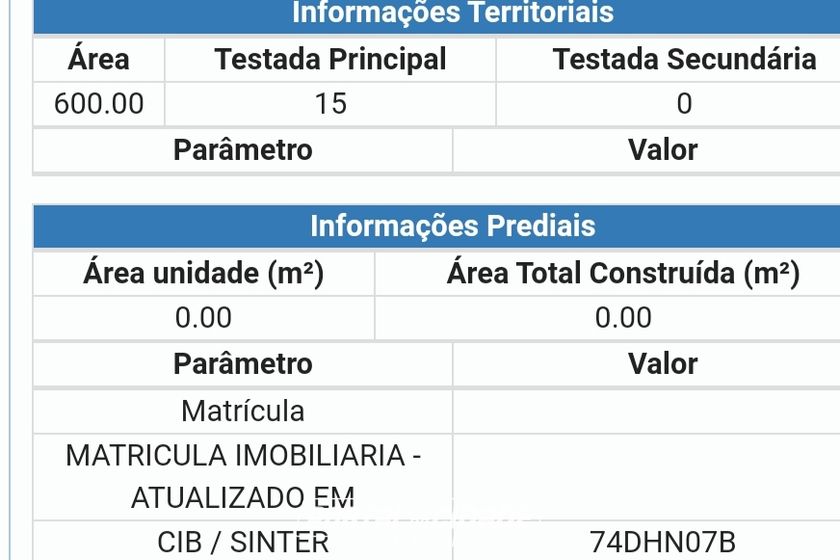 Terreno &agrave; venda - 600m&sup2; - Jardim Santos Dumont 