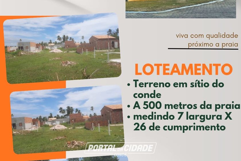 Terreno &agrave; venda - 182m&sup2; - S&iacute;tio do conde 