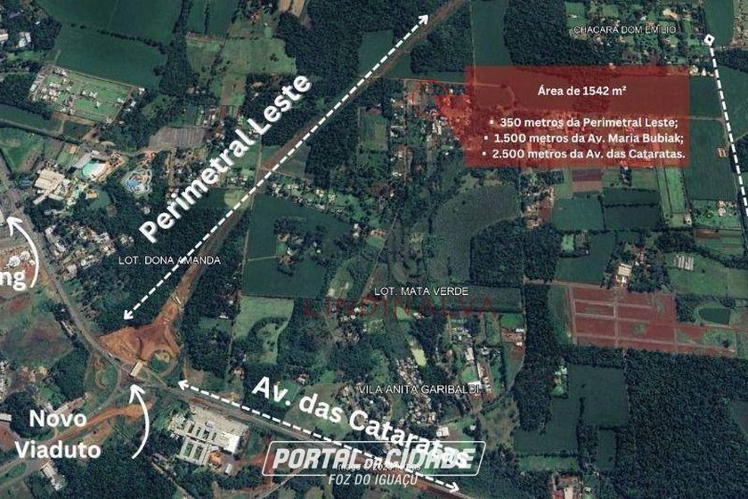 Terreno &agrave; venda - 1542m&sup2; - Loteamento Mata Verde