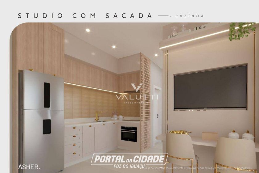 Apartamento &agrave; venda - 24m&sup2; - Residencial Asher
