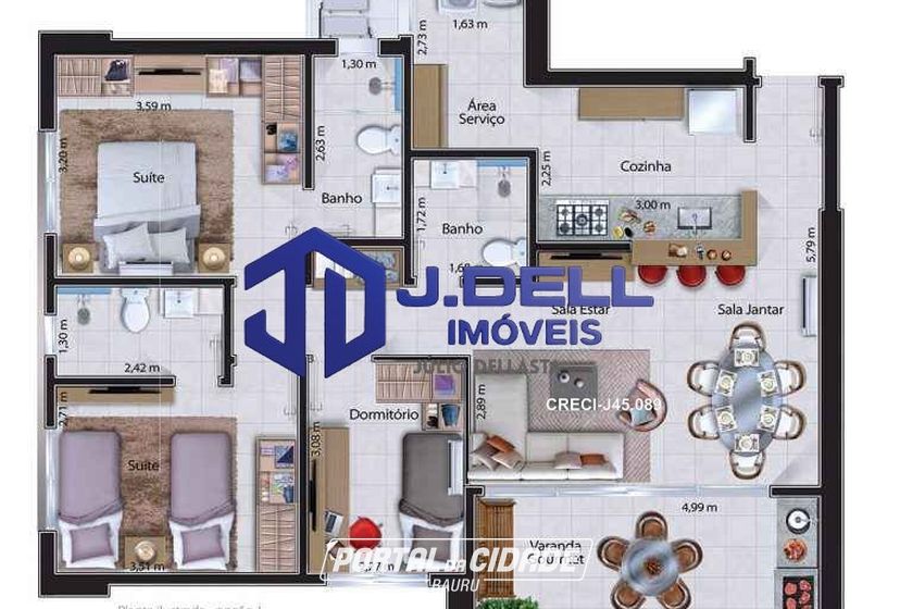 Apartamento &agrave; venda - 16736m&sup2; - Parque Jardim Europa