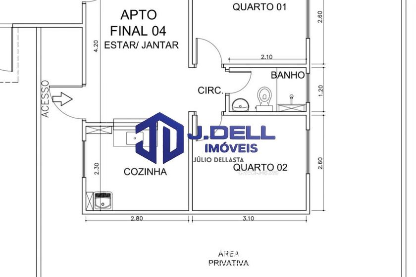 Apartamento &agrave; venda - 97m&sup2; - Parque Das Nacoes