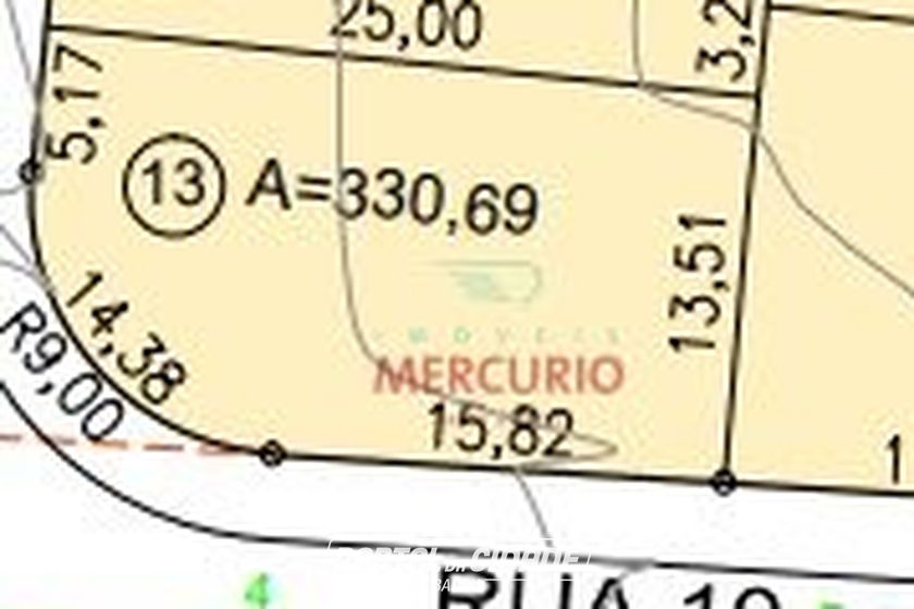 Terreno &agrave; venda - 330m&sup2; - Residencial Guestier