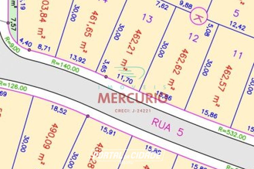 Terreno &agrave; venda - 503m&sup2; - Alphaville