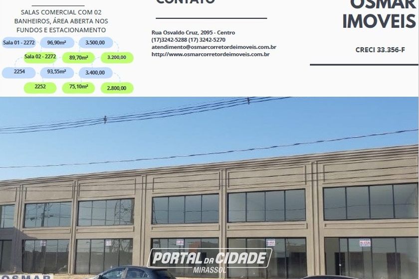 Sala Comercial para alugar - 89m&sup2; - Vila Moreira