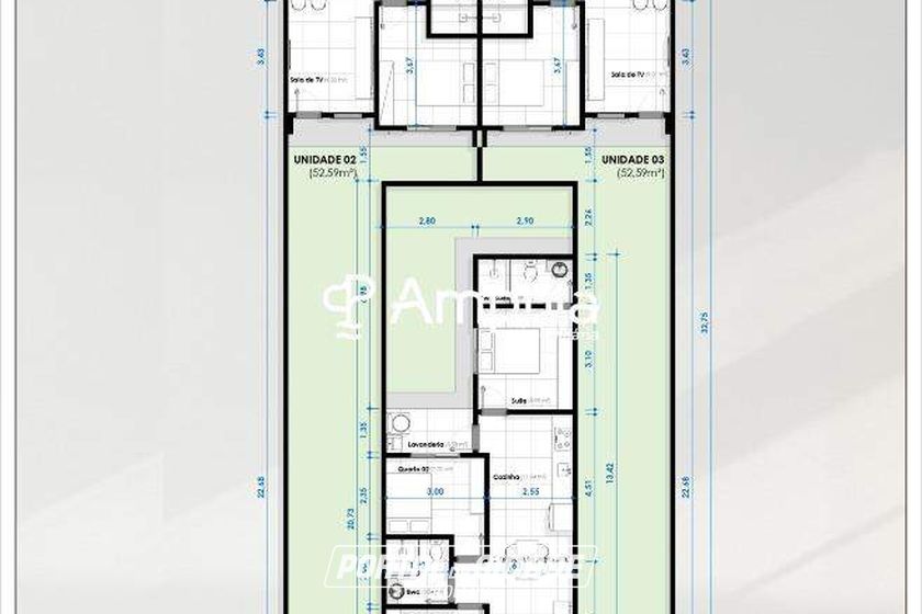 Casa &agrave; venda - 53m&sup2; - Santa Felicidade