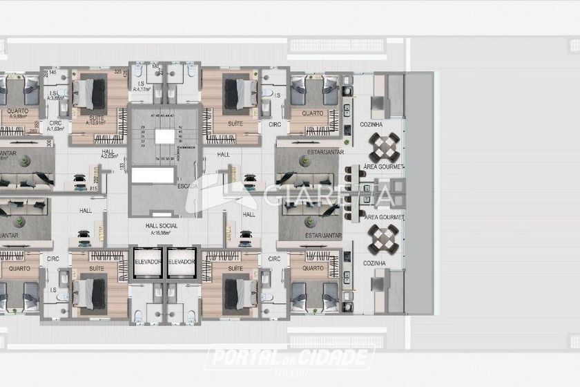 Apartamento &agrave; venda - 80m&sup2; - CENTRO