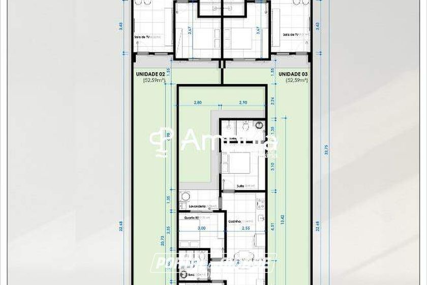 Casa &agrave; venda - 53m&sup2; - Santa Felicidade
