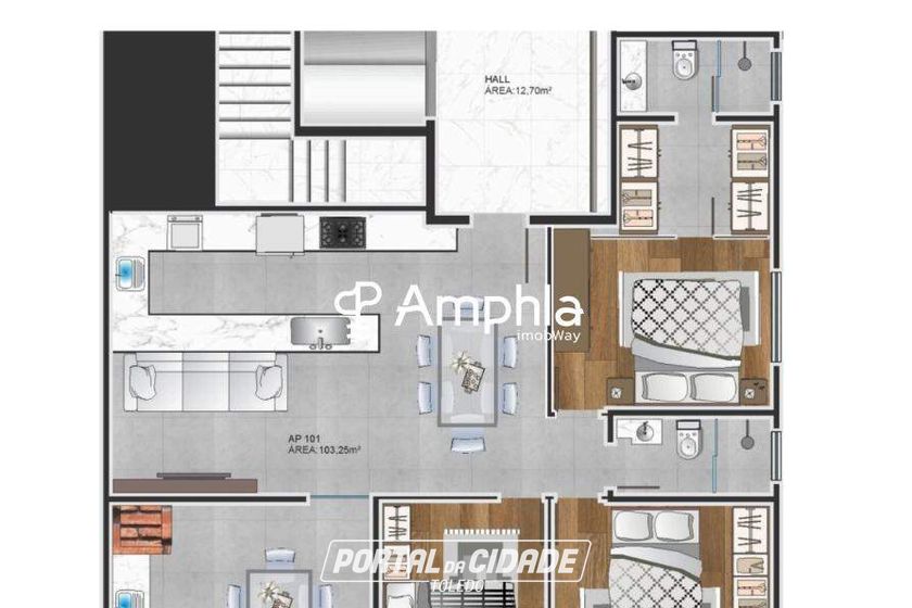 Apartamento &agrave; venda - 56m&sup2; - Coqueiral