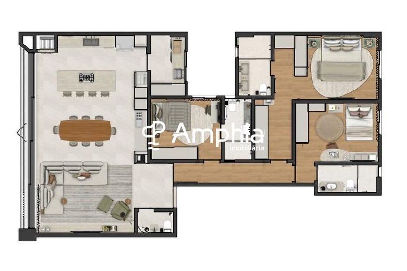 Apartamento &agrave; venda - 142m&sup2; - Vila Industrial