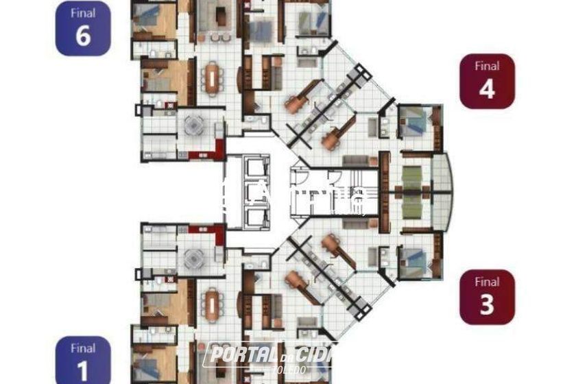 Apartamento &agrave; venda - 61m&sup2; - Centro