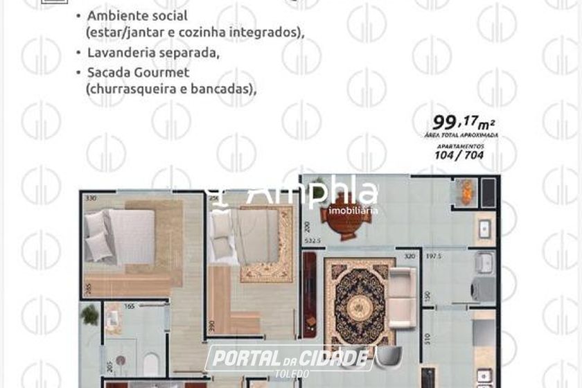 Apartamento &agrave; venda - 95m&sup2; - Vila Industrial