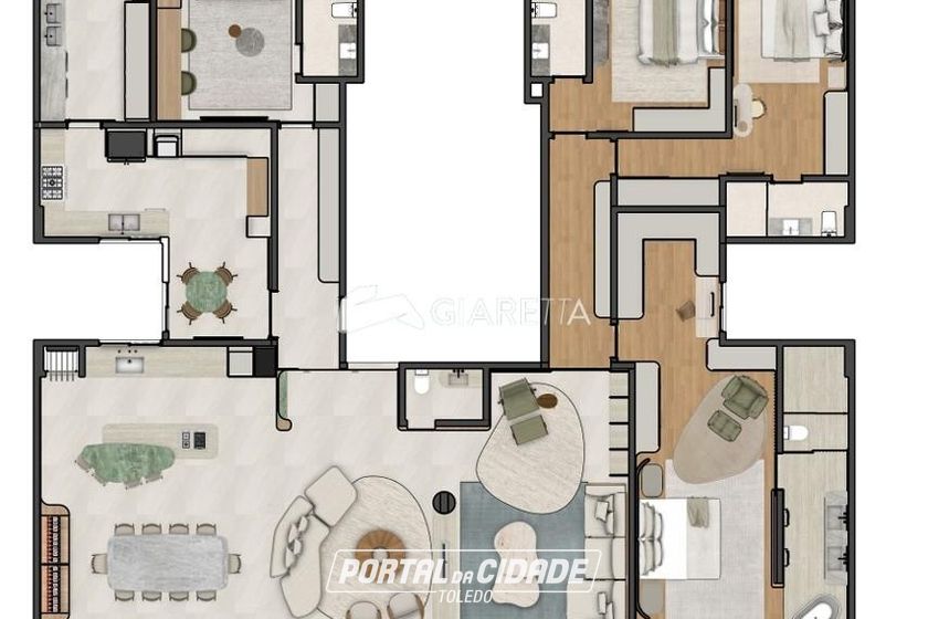 Apartamento &agrave; venda - 141m&sup2; - VILA INDUSTRIAL