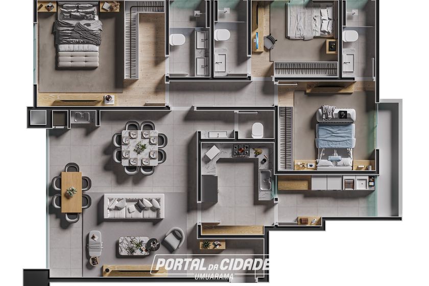 Apartamento &agrave; venda - Parque Presidente