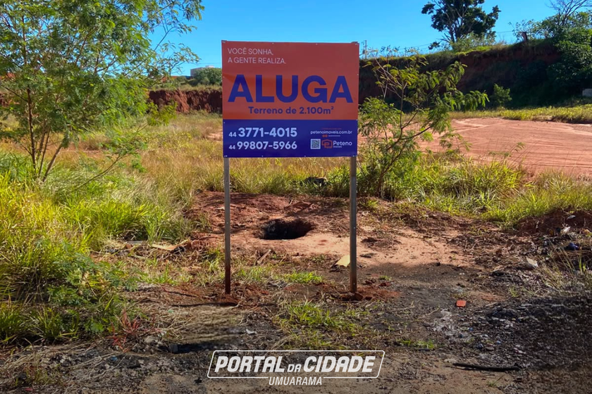 Terreno para alugar - 2100m&sup2; - Zona Urbana