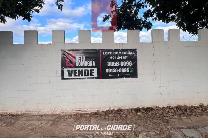 Terreno &agrave; venda - 601m&sup2; - Zona I-A