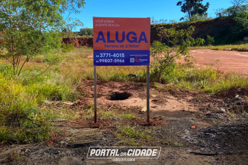 Terreno para alugar - 2100m&sup2; - Zona Urbana