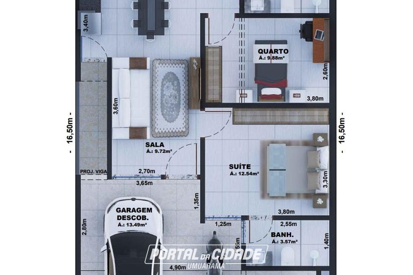 Casa &agrave; venda - 74m&sup2; - Jardim Santa Cecilia