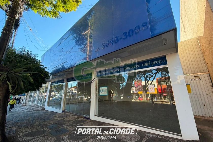 Sal&atilde;o Comercial para alugar - 166m&sup2; - Zona I