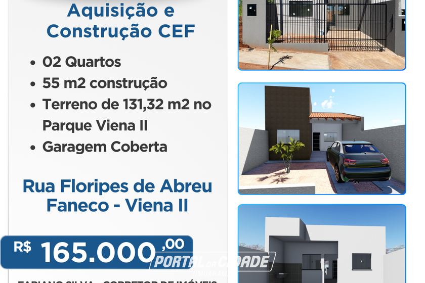 Casa &agrave; venda - 55m&sup2; - Parque Residencial Viena II