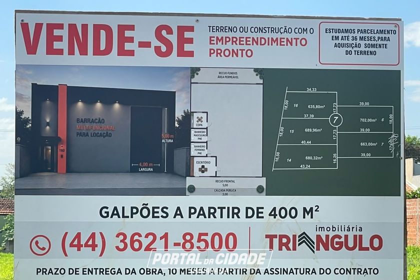 Terreno &agrave; venda - 690m&sup2; - JARDIM SAO CRISTOVAO II
