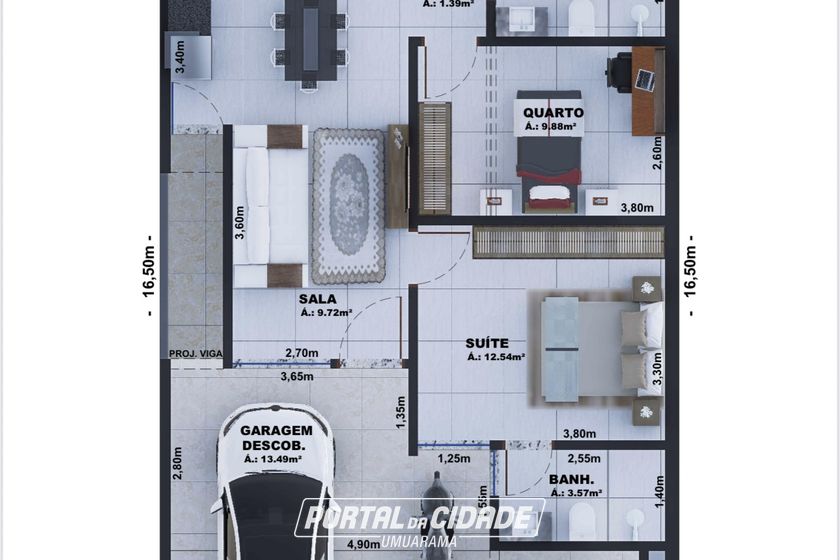 Casa &agrave; venda - 75m&sup2; - Santa Cec&iacute;lia