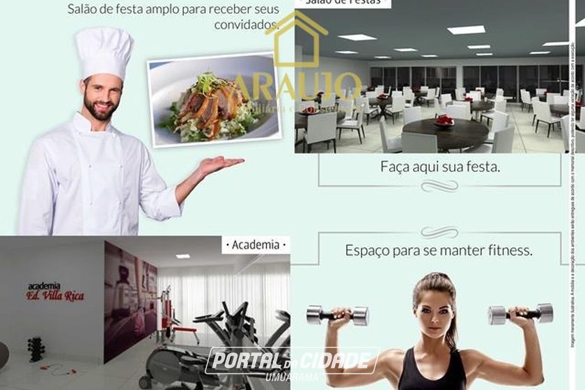 Apartamento &agrave; venda - 85m&sup2; - Jardim Arax&aacute;