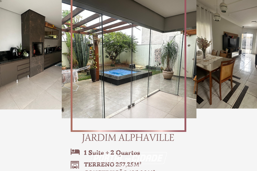Casa &agrave; venda - 125m&sup2; - Jardim Alphavile
