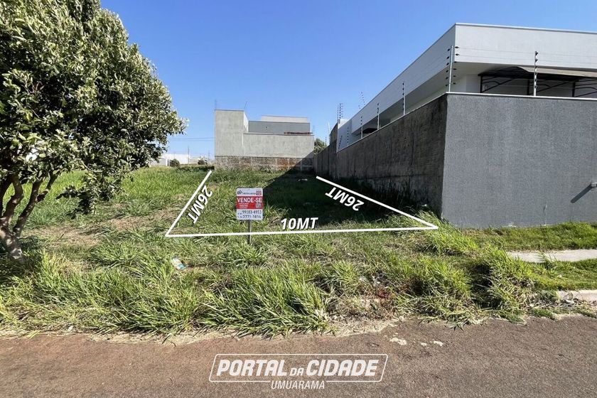 Terreno &agrave; venda - 260m&sup2; - Parque Residencial Metropolitano