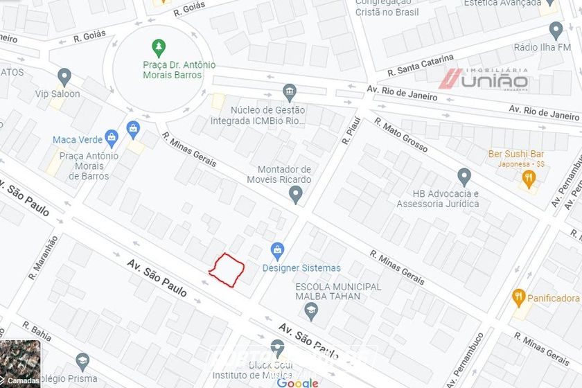 Terreno &agrave; venda - 525m&sup2; - Zona II