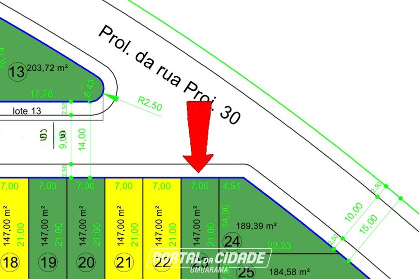 Terreno &agrave; venda - 147m&sup2; - Residencial It&aacute;lia III