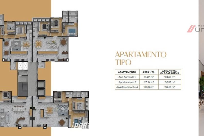 Apartamento &agrave; venda - 104m&sup2; - Zona 7