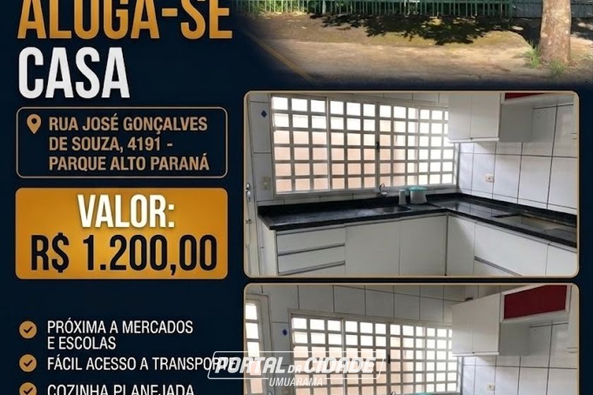 Casa para alugar - 100m&sup2; - PARQUE ALTO DA PARAN&Aacute;