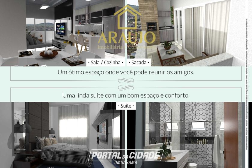 Apartamento &agrave; venda - 85m&sup2; - Jardim Arax&aacute;