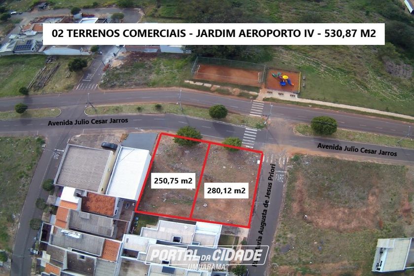 Terreno &agrave; venda - 250m&sup2; - Jardim Aeroporto IV