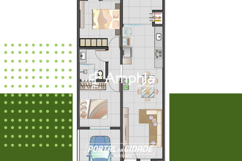 Casa &agrave; venda - 66m&sup2; - Jardim Coopagro