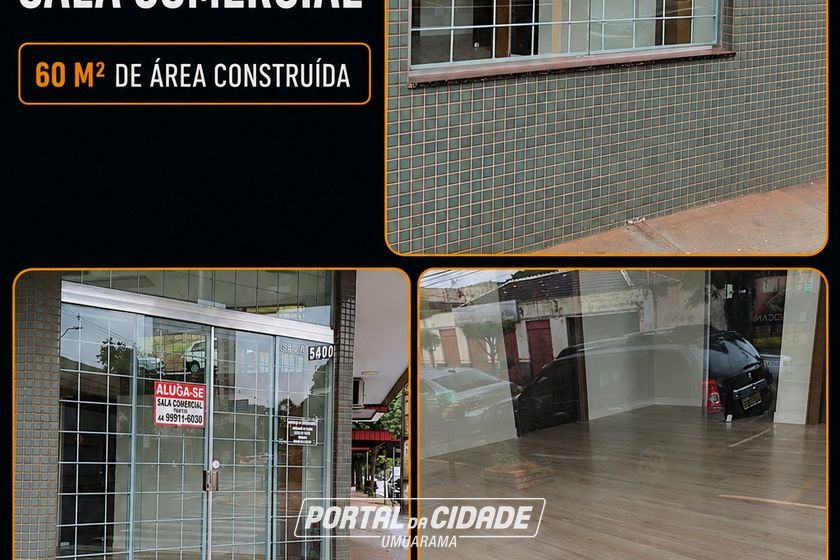 Sal&atilde;o Comercial para alugar - 60m&sup2; - ZONA II
