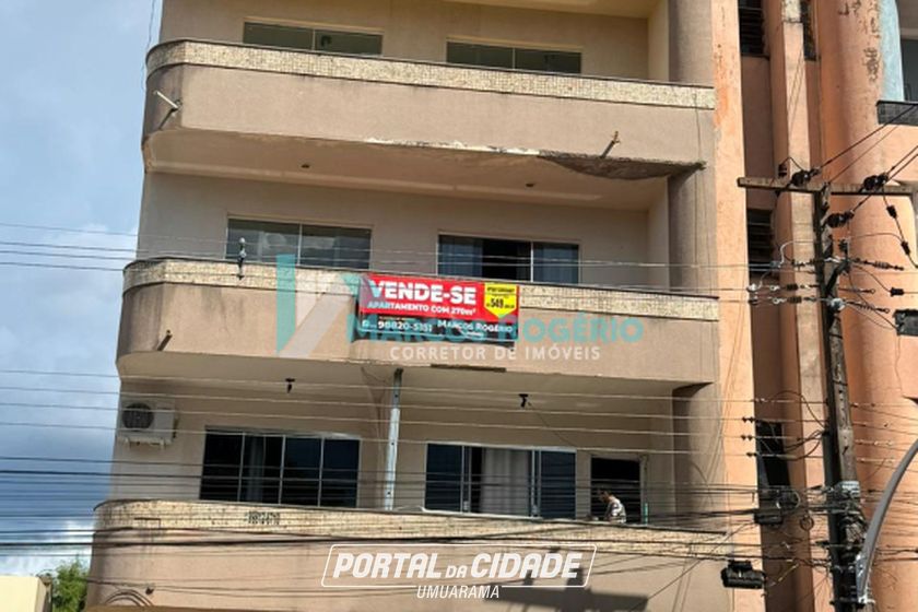 Apartamento &agrave; venda - 270m&sup2; - centro