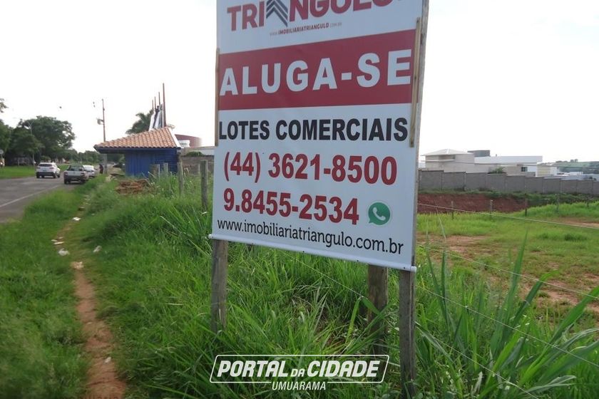 Terreno para alugar - 858m&sup2; - ZONA VII