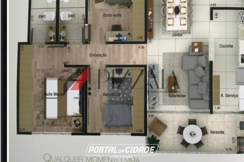 Apartamento &agrave; venda - 92m&sup2; - Jardim Am&eacute;rica
