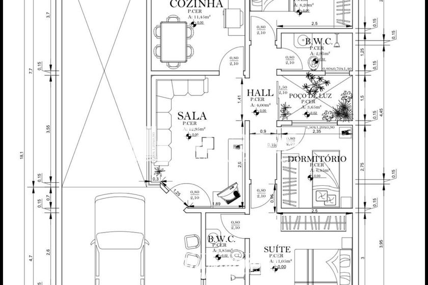 Casa &agrave; venda - 107m&sup2; - Jardim Veneza II