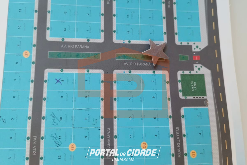 Terreno &agrave; venda - 375m&sup2; - Porto Camargo