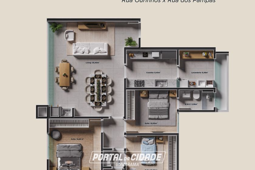 Apartamento &agrave; venda - 199m&sup2; - Jardim dos Pr&iacute;ncipes